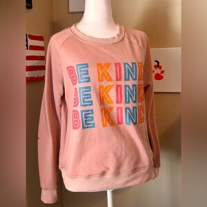 Be Kind Graphic Sweatshirt - Pink